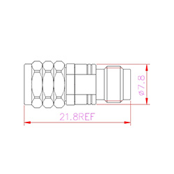 HS-1.85mmM To 1.85mmF Adapter (67G)